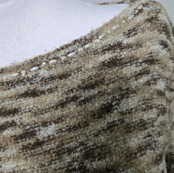 J.h. collectibles boat neck long sleeve sweater size large - Picture 3 of 5